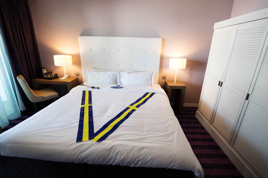 Ett hotellrum