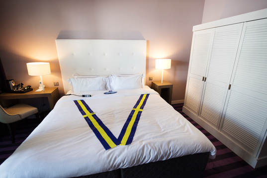 Ett hotellrum
