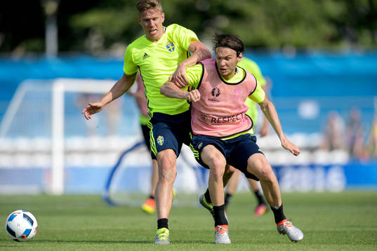 Sveriges Pontus Wernbloom och Albin Ekdal