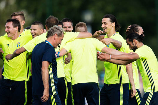 Kim Källström, Marcus Berg, Zlatan Ibrahimovic med flera