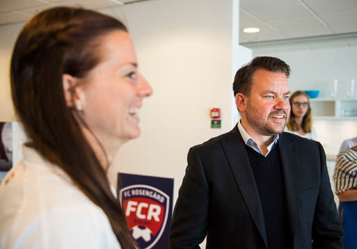 Tränare Jack Majgaard Jensen och nyförvärvet Lotta