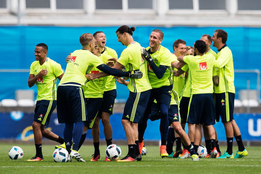 Martin Olsson, Patrik Carlgren, Marcus Berg, Zlatan