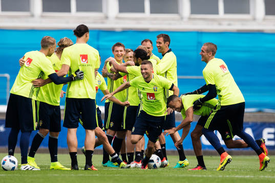 Kim Källström, Marcus Berg, Andreas Granqvist, Andreas