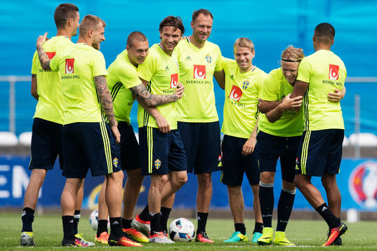 Mikael Lustig, John Guidetti, Victor Nilsson Lindelöf,