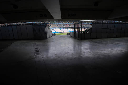 En korridor i Stade de France