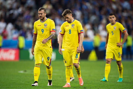 Rumäniens Denis Alibec, Mihai Pintilii och Ovidiu Hoban