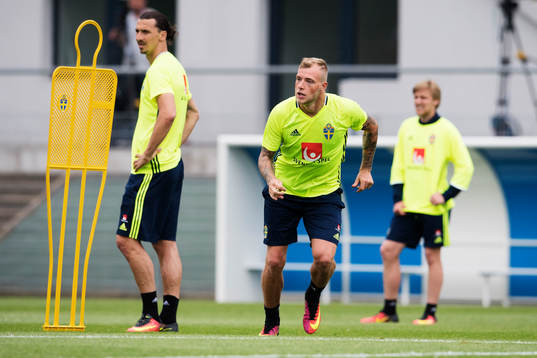 Zlatan Ibrahimovic, John Guidetti och Emil Forsberg