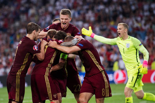 Rysslands Aleksandr Kokorin, Pavel Mamaev, Vasili