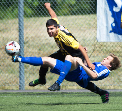 IFK Hässleholms Diego Delgado i matchen i division 2