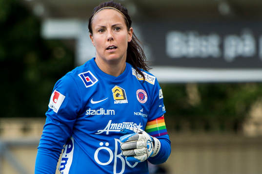 Örebros målvakt Carola Söberg