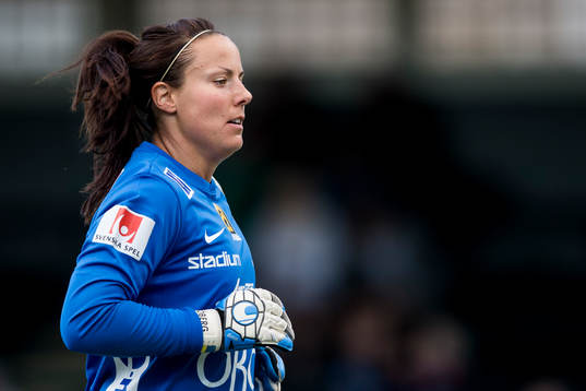 Örebros målvakt Carola Söberg