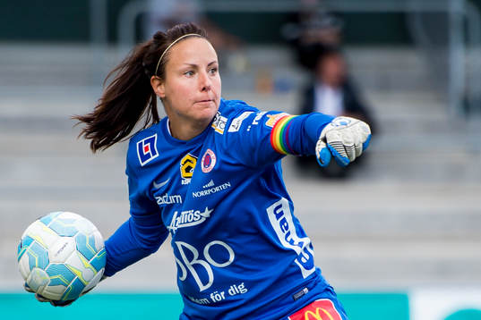 Örebros målvakt Carola Söberg