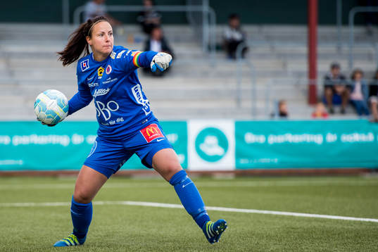 Örebros målvakt Carola Söberg