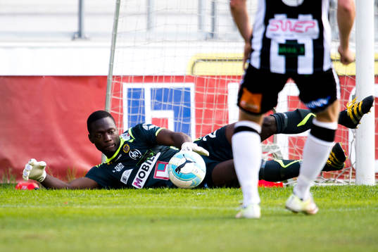 Landskronas målvakt Ismael Diawara