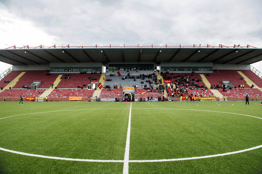 Generell vy över Södertälje Fotbollsarena