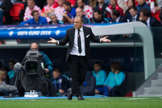 Turkiets förbundskapten Fatih Terim