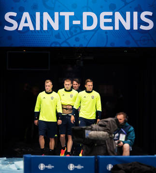 John Guidetti, Victor Nilsson Lindelöf, Håkan Ericson och