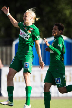 Dalkurds Henrik Löfkvist jublar