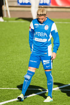 Eskilstunas Olivia Schough har ont