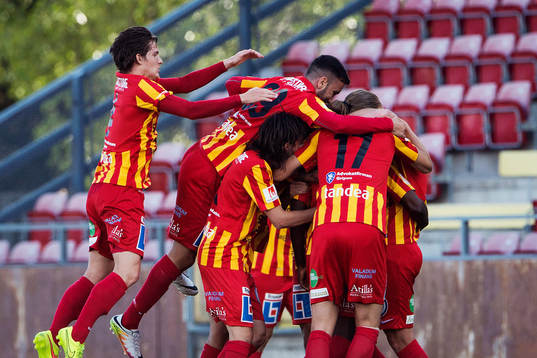 Syrianskas spelare jublar