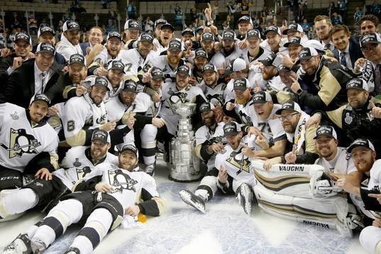 Pittsburgh Penguins take a team photo