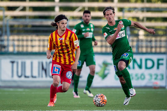 Syrianskas Stefan Ilic och Dalkurds Dusan Djuric