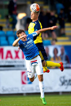 Trelleborgs Emil Kjelker i nickduell mot Ängelholms
