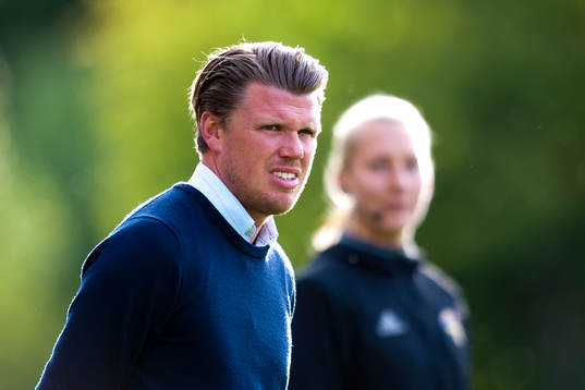 Ängelholms tränare Christian Järdler