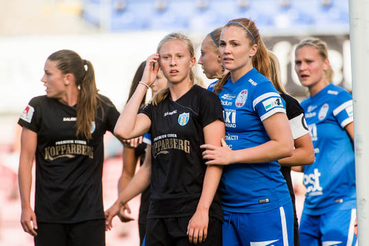 Göteborgs Rebecka Blomqvist och Eskilstunas Glódís Perla