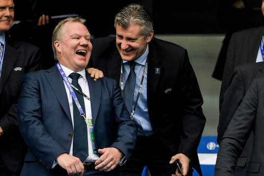 Svenska Fotbollförbundets ordförande Karl-Erik Nilsson