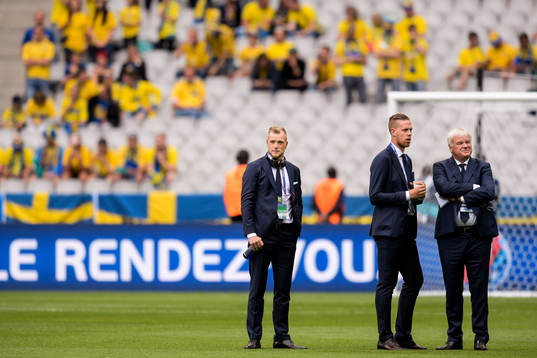 Sveriges John Guidetti, Pontus Jansson och Reine Almqvist