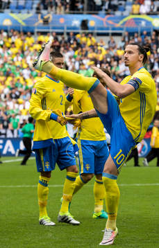 Sveriges Zlatan Ibrahimovic