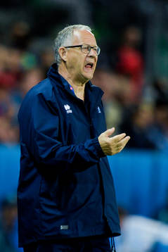 Islands förbundskapten Lars Lagerbäck