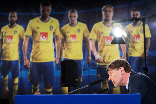 Håkan Ericson, förbundskapten för OS-laget i fotboll,