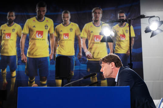 Håkan Ericson, förbundskapten för OS-laget i fotboll,