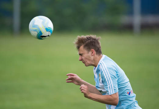 IFK Hässleholms Erik Åberg i matchen i DM mellan Tågarp