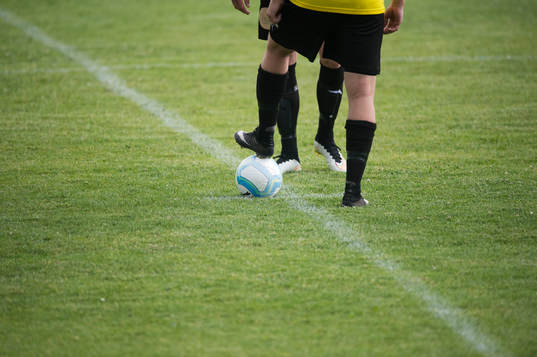 Avspark i matchen i DM mellan Tågarp och IFK Hässleholm