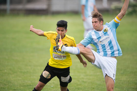 Hög spark i matchen i DM mellan Tågarp och IFK