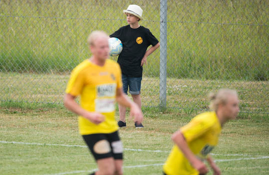 Bollkalle  i matchen i DM mellan Tågarp och IFK