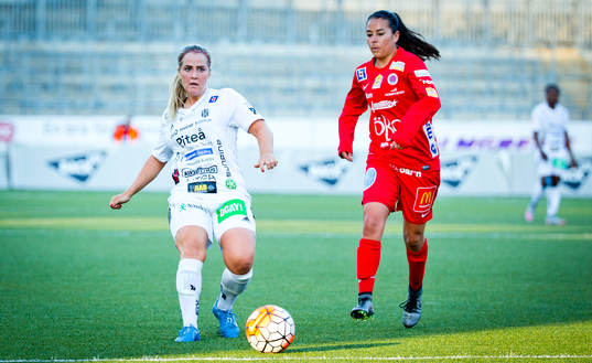 Piteås Irma Helin och Örebros Veronica Perez