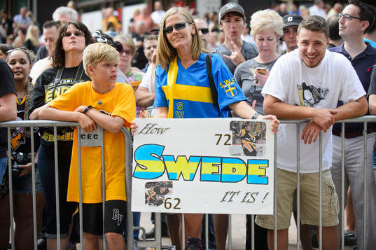 Lynette Disanti, of Sarver, Pennsylvania, holds a sign of