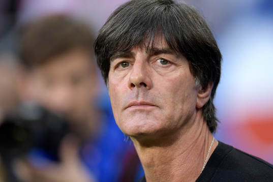 Tysklands förbundskapten Joachim Löw i fotbollsmatchen