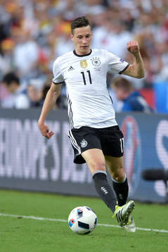 Tysklands Julian Draxler i fotbollsmatchen mellan Tyskland