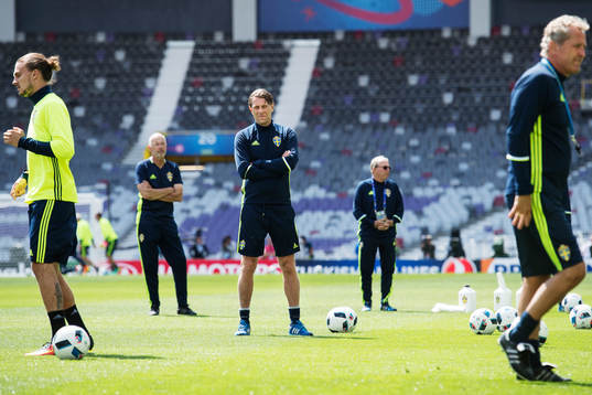 Assisterande tränare Håkan Ericson på Sveriges