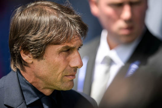 Italiens förbundskapten Antonio Conte i fotbollsmatchen