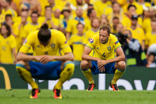 Sveriges Andreas Granqvist deppar
