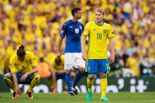 Sveriges Oscar Lewicki deppar