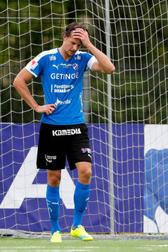 Halmstads Fredrik Liverstam deppar