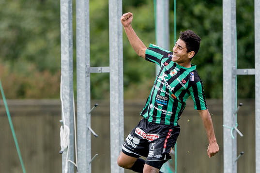 Varbergs Hosam Aiesh jublar