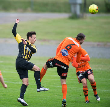 IFK Hässleholms Karim Al-Asi i matchen i division 2 mellan